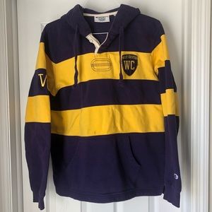 Champion West Chester Rugby Pullover Hoodie Size Medium Limited Edition